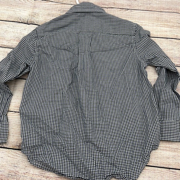 Ralph Lauren Black and Blue Plaid Button Down Sz 4 - Picture 5 of 5